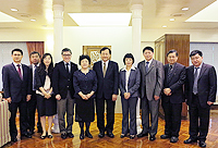 Visit of President ofShanghai University of Finance and Economics